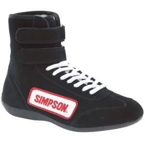 SIMPSON SAFETY High Top Shoes 11.5 Black 28115BK