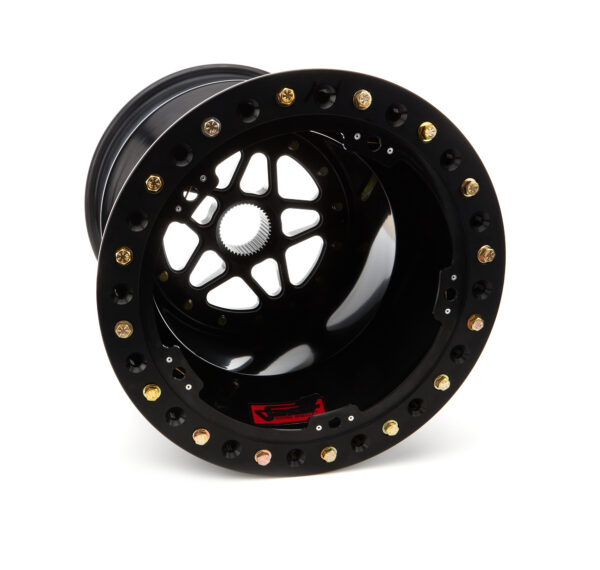 SANDER ENGINEERING Sprint Wheel 15×18 6in BS Outside Lock Black S15-186-SO2-B