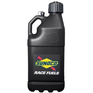 SUNOCO RACE JUGS Black Sunoco Motorsports Jug 5 galUtility Jug – Motorsports – 5 gal – 9.5 x 9.5 x 23 in Tall – O-Ring Seal Cap – Screw-On Vent – Square – Plastic – Black – Each M7500BK