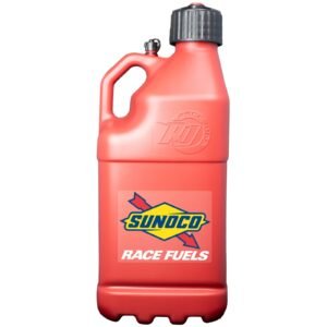 SUNOCO RACE JUGS Red Sunoco Motorsports Jug 5 galUtility Jug – Motorsports – 5 gal – 9.5 x 9.5 x 23 in Tall – O-Ring Seal Cap – Screw-On Vent – Square – Plastic – Red – Each M7500RD