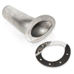STAINLESS WORKS Through body Exhaust Tip Teardrop Style 3in Inlet ST2811