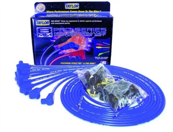 TAYLOR/VERTEX 8mm Blue Pro Wire 90 Dgr  70651