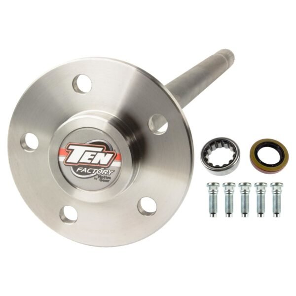 TEN FACTORY Rear Axle Ford 8.8Axle Shaft – Performance Rear Axle Kit – 27.62 in Long – 31 Spline – Steel – Natural – Ford 8.8 – Ford Compact SUV 1995-2001 – Each MG25114