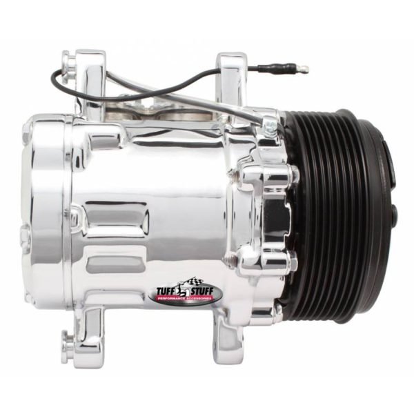 TUFF-STUFF Peanut A/C Compressor R134A Polished 8 Groove 4517NB8G