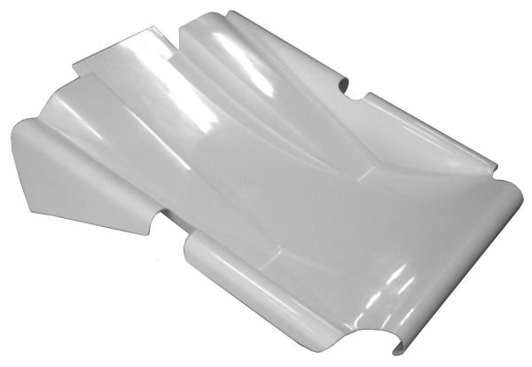 TRIPLE X RACE COMPONENTS Dual Duct Air Nose White  SC-BW-0075