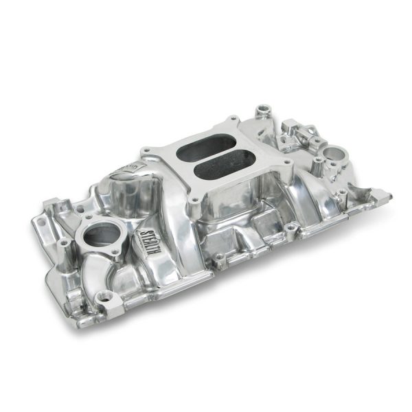 WEIAND SBC Speed Warrior Manifold Polished 8150P