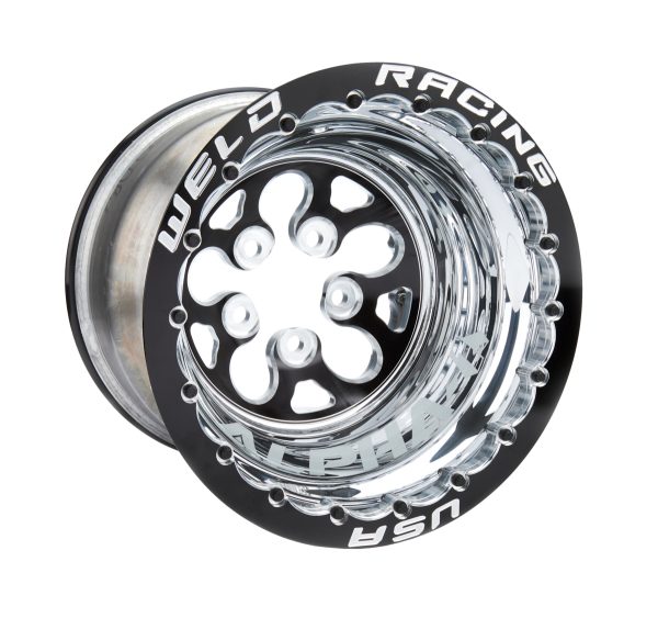 WELD RACING 15×12 Blk Alpha-1 Wheel 5×4.5BP 4in BS Blk DBL 83B-512208MB