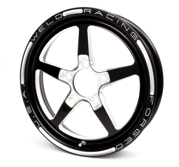 WELD RACING Aluma Star 15×3.5 Wheel 5×4.75 1.75 BS Black 88B-15274