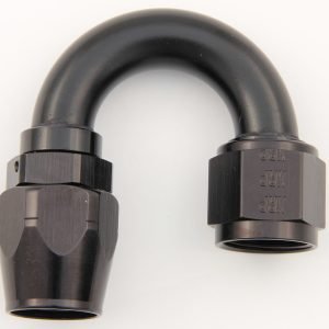 XRP-XTREME RACING PROD. #6 180 Deg Dbl Swivel Hose End Black 218006BB