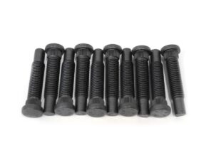 MOSER ENGINEERING 5/8in-11 x 2.5in Wheel Stud Kit .685 Knurl 10pk 8081M