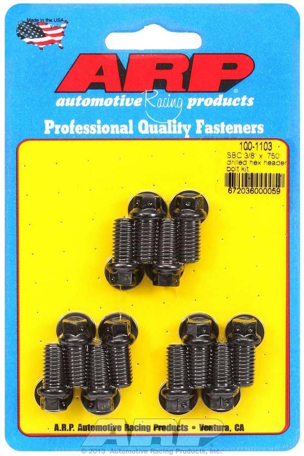 ARP Header Bolt Kit – 6pt. 3/8 x .750 UHL (12) 100-1103