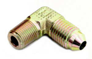 A-1 PRODUCTS 90 Male Elbow #3 to 1/8 NPT Steel Fitting A1PST82203