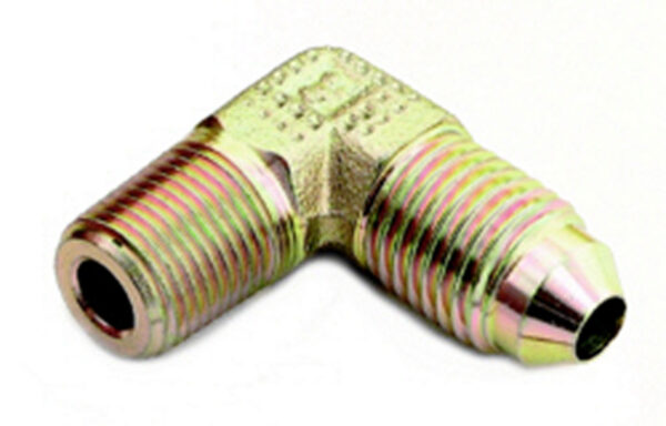A-1 PRODUCTS 90 Male Elbow #3 to 1/8 NPT Steel Fitting A1PST82203
