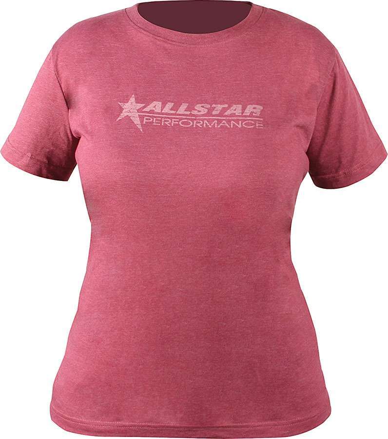 ALLSTAR PERFORMANCE Allstar T-Shirt Ladies Vintage Burgundy XX-Lg ALL99920XXL