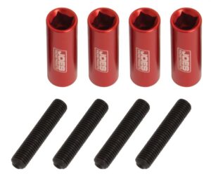 JOES RACING PRODUCTS Aluminum Valve Cover Nut Kit w/Studs 1/4-28 34352