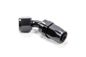 TRIPLE X RACE COMPONENTS #6 45 Degree Swivel Hose End HF-24506BLK
