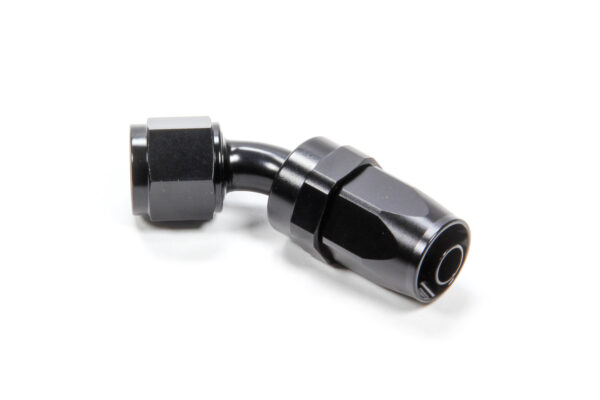 TRIPLE X RACE COMPONENTS #6 45 Degree Swivel Hose End HF-24506BLK