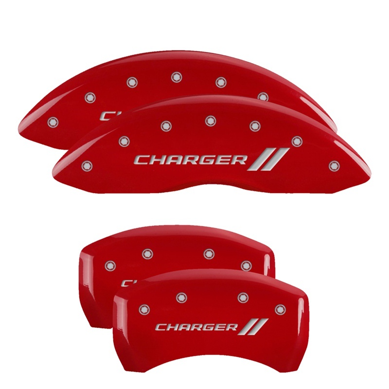 MGP CALIPER COVER 11- Charger Caliper Covers Red 12162SCH1RD