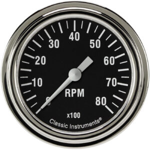 CLASSIC INSTRUMENTS Hot Rod Tachometer 2-5/8 Full Sweep HR383SLF