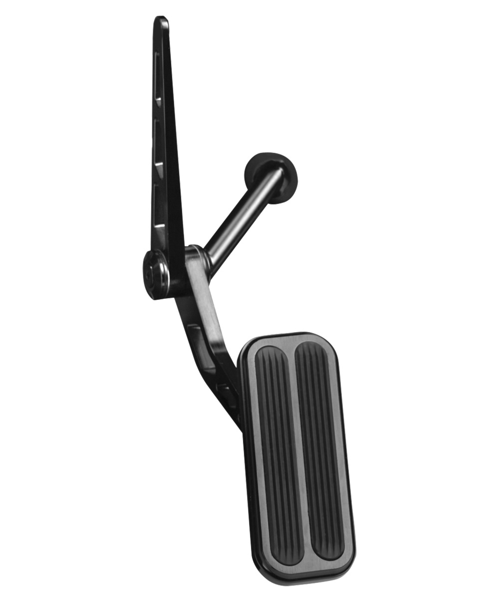 LOKAR Blk 55-57 Chevy Billet Throttle Pedal Assy XBAG-6074