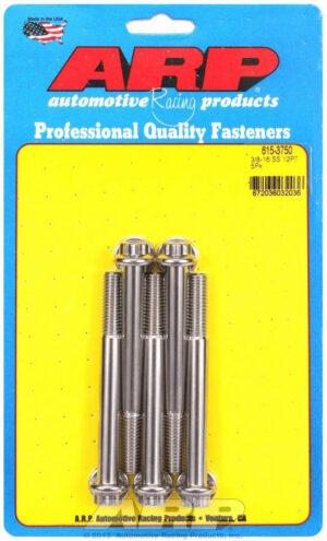 ARP S/S Bolt Kit – 12pt. (5) 3/8-16 x 3.750 615-3750