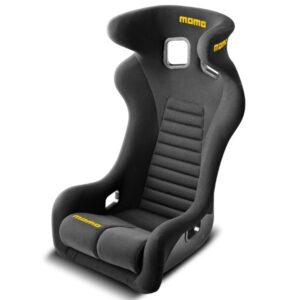 MOMO AUTOMOTIVE ACCESSORIES Daytona Racing Seat XL Size Black 1074BLK