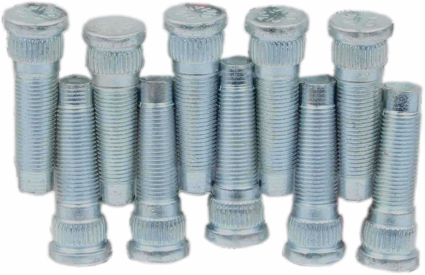 MOSER ENGINEERING 1/2in-20 x 1-3/4in Wheel Studs 10pk .615in Knurl 8368