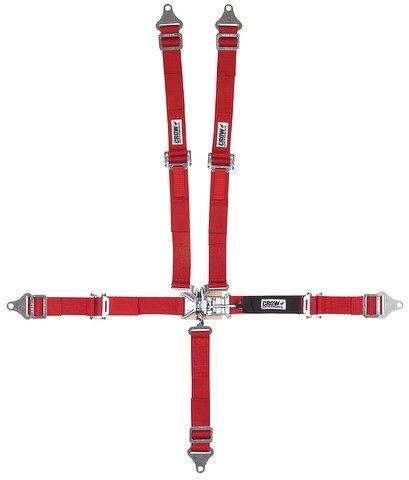 CROW SAFETY GEAR 5-Way Restraint 2in Pull Up Adj…Indiv Harness 11182A
