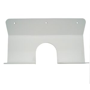HEPFNER RACING PRODUCTS Broom Holder Large White HRP6392-WHT