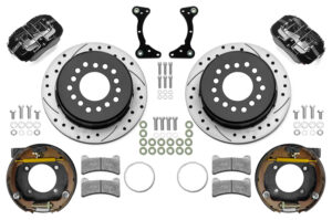 WILWOOD Brake Kit Rear Black FDP Drilled 11in GM G Body 140-17120-D