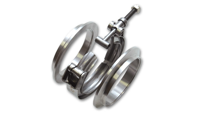 VIBRANT PERFORMANCE 4in Aluminum V-Band Flange Assembly Each 11493