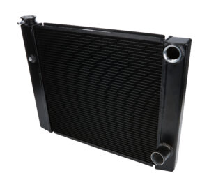 ALLSTAR PERFORMANCE Dual Pass Radiator 19×24 1 Row Lightweight Black ALL30343