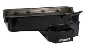 MOROSO SBC RR 7qt Oil Pan w/LH Dipstick Pre-1980 21813