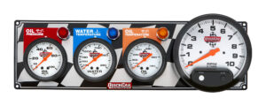 QUICKCAR RACING PRODUCTS 3-1 Gauge Panel OP-WT-OT-Tach 61-6041