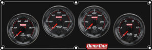 QUICKCAR RACING PRODUCTS Redline 4-1 Gauge Panel OP/WT/OT/FP 69-4021