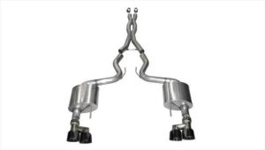 CORSA PERFORMANCE Exhaust Cat-Back – 3.0in Dual Rear Exit 14335BLK