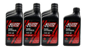 KLOTZ SYNTHETIC LUBRICANTS Pure Estorlin Synthetic Oil 15w50 Case 10×1 Qt KE-955