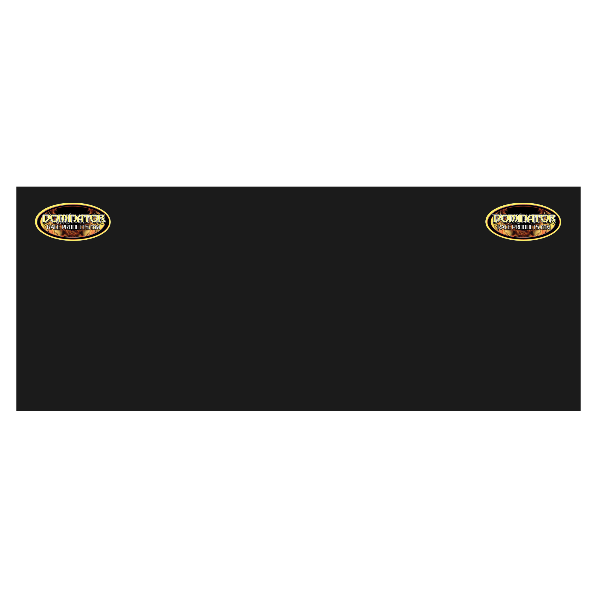 DOMINATOR RACE PRODUCTS Quarter Panel Mod Black 30in x 70in 776-BK