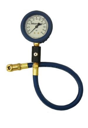 INTERCOMP Deluxe Air Gauge 2.5in 0-60 Liquid Filled 360067