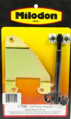 MILODON SBC Oil Pump Support Bracket 17200