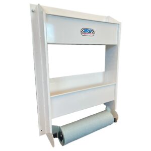 HEPFNER RACING PRODUCTS Towel Rack – Powder Coat – White HRP6470-WHT