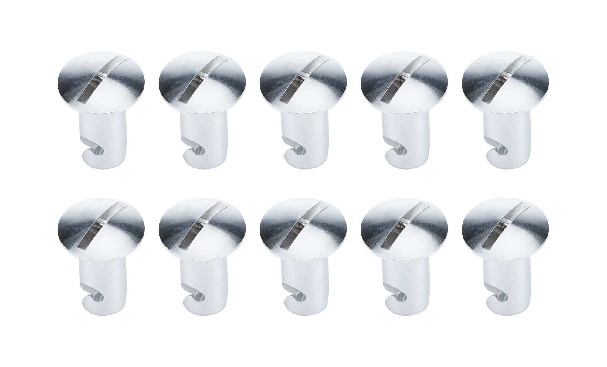 ALLSTAR PERFORMANCE Oval Hd Fasteners 5/16 .500in 10pk Alum ALL19276