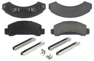 CENTRIC BRAKE PARTS Posi-Quiet Ceramic Brake Pads with Shims and Har 105.0387