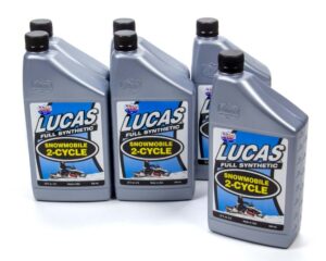 LUCAS OIL 2 Cycle Snowmobile Oil Synthetic Case 6×1 Qt. 10835