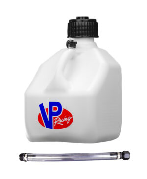 VP RACING Motorsports Jug 3 Gal White Square w/Hose 4173-CA