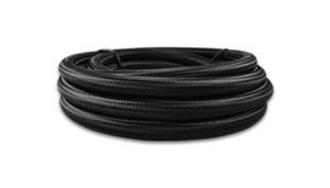 VIBRANT PERFORMANCE 5ft Roll -4 Black Nylon Braided Flex Hose 11984