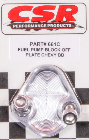 CSR PERFORMANCE BBC F/P Block-Off Plate – Clear 661C