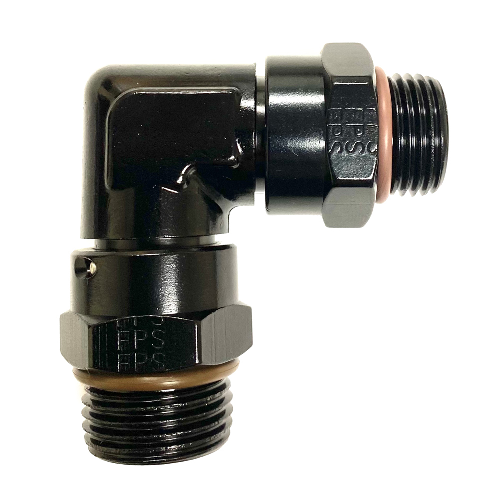 FRAGOLA 90-Deg Male ORB Adapter Fitting #6 to #6 999602-BL