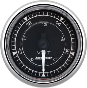 AUTOMETER 2/16 Chrono Chrome Gauge Voltmeter 18-Volt 9791