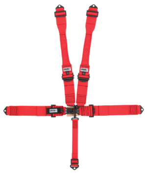 CROW SAFETY GEAR 5-Way L&L   52in Lap Bel t  harness W/Alum adjust 11002PRB